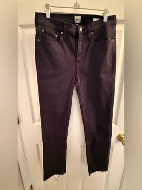 Edwin Slim Straight Jeans in Dark Gray Almost Black